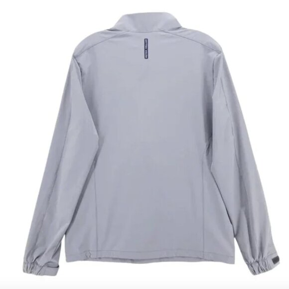 NWT PETER MILLAR Crown Crafted Quest Half Zip Jacket Windbreaker Gale Gray XL - Picture 4 of 6